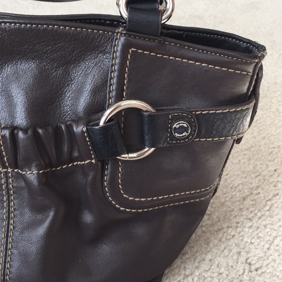 TIGNANELLO Medium Brown Shoulder Bag - Picture 4 of 7